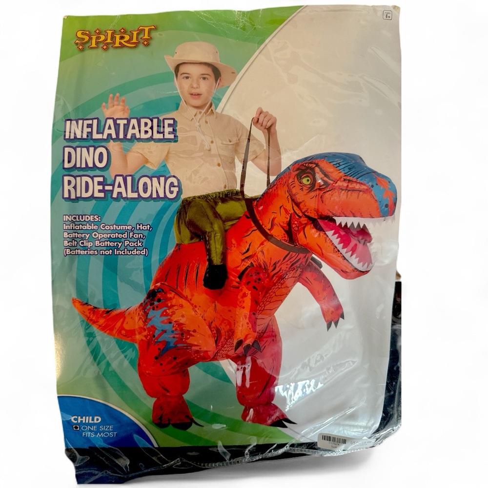 Spirit Red and Blue Dino Inflatable Costume